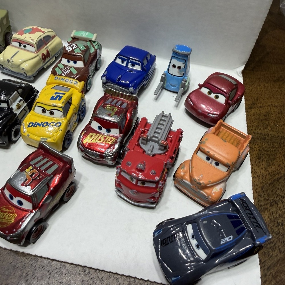 Disney Cars Mini Die Cast Racer Lot 29 Cars - Picture 12 of 16